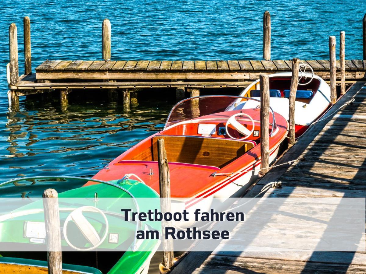 Ferienhaus Rothsee-Oase Ideale Ausgangslage Mit Tollem Ausblick, Sauna Und Privatem Garten Рот Екстериор снимка