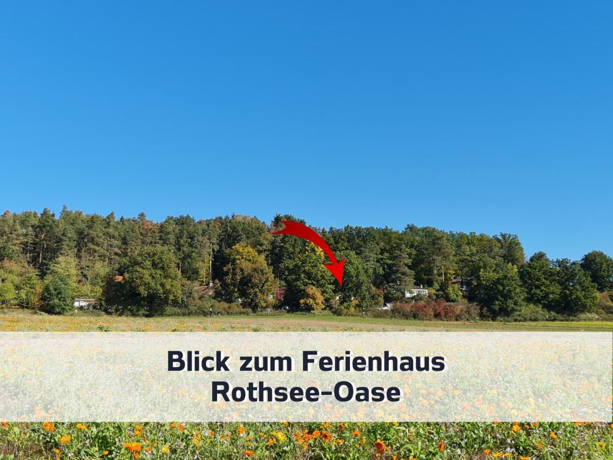 Ferienhaus Rothsee-Oase Ideale Ausgangslage Mit Tollem Ausblick, Sauna Und Privatem Garten Рот Екстериор снимка