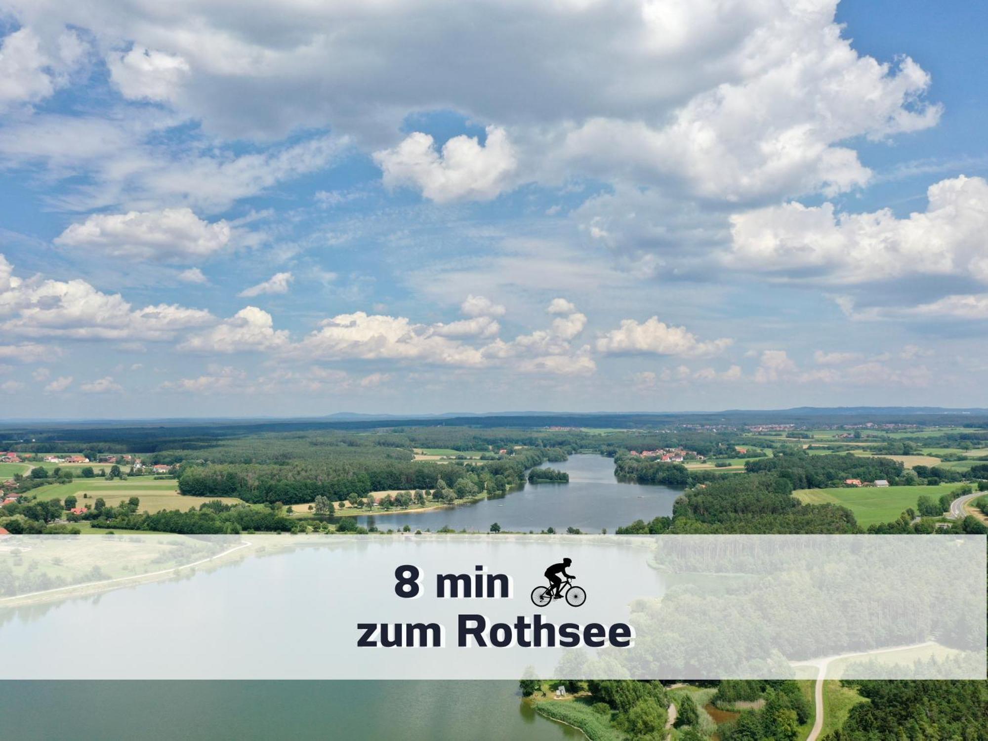Ferienhaus Rothsee-Oase Ideale Ausgangslage Mit Tollem Ausblick, Sauna Und Privatem Garten Рот Екстериор снимка